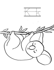 a is for alligator k